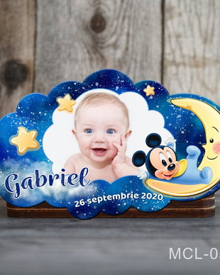 Magneti marturii botez decupati norisor pentru baieti
