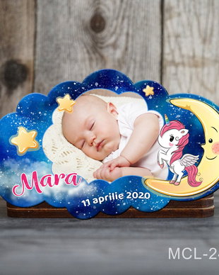 Magneti marturii botez decupati norisor pentru fetite