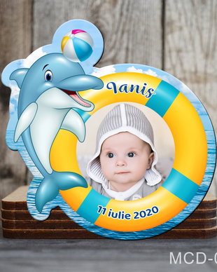 Magneti marturii botez decupati delfin pentru baieti