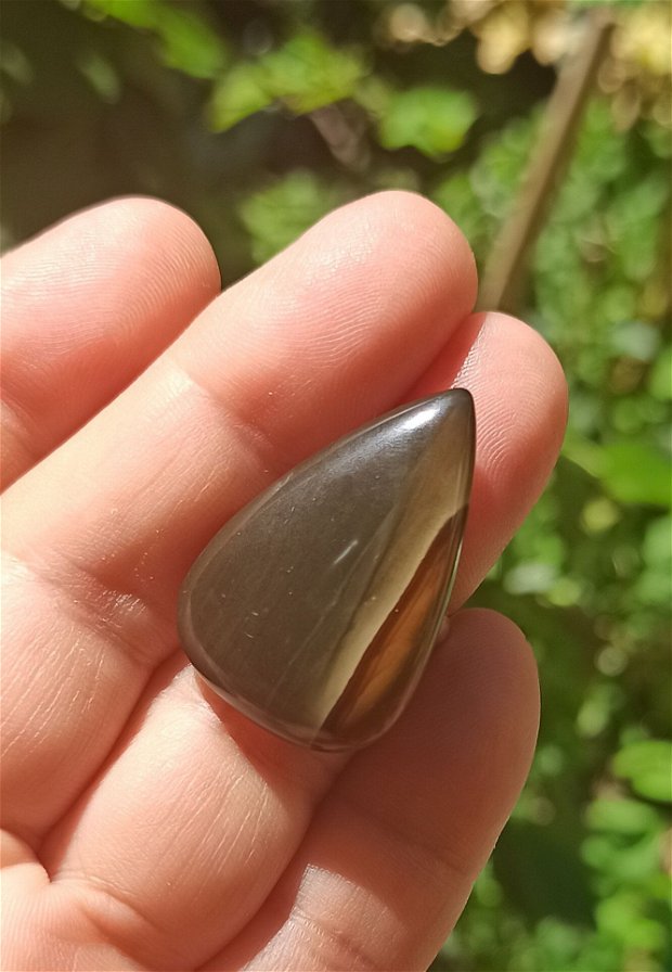 Inel din piatra naturala de jasp policrom și argint 925