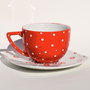 Ceasca cu Farfurioara "Polka" - Nature & Colours Collection
