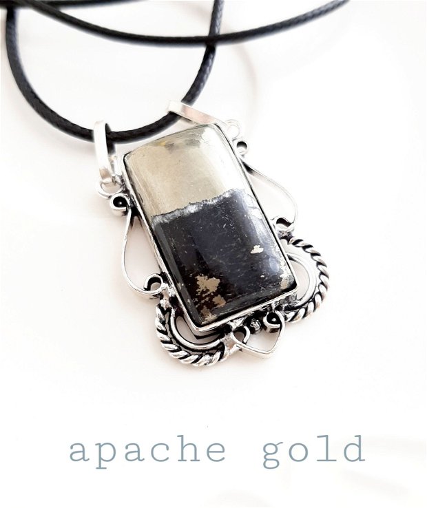 Pandantiv argintat cu Apache Gold REZERVAT C.