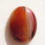 Cabochon agata dungata aprox 39x30x9 mm