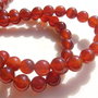 Sirag carneol sfere aprox 10 mm - fara inchizatoare