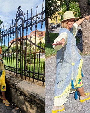 Rochie pentru vizită la palat