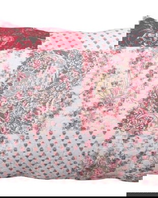 Fata de perna rosie din bumbac