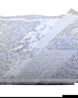 Fata de perna bleu din bumbac