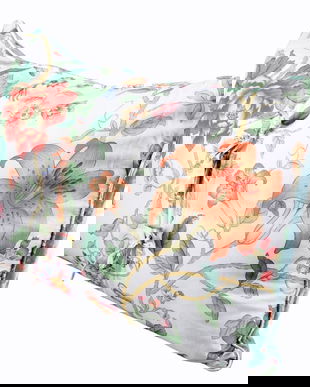 Fata de perna verde din bumbac