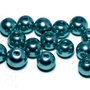 Perle din sticla, 6 mm, bleumarin