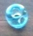 Margele nisip blue transparent 3 mm 100 g.