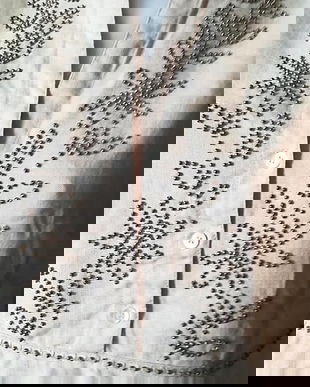 rochie mini de in cu broderie , Henry Cottons