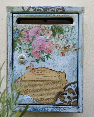 Cutie postala shabby chic