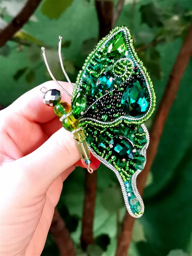 Brosa - Green Butterfly