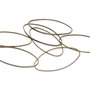 Link din alama, oval, bronz, 20x13 mm