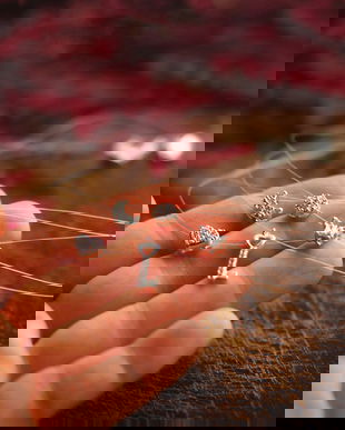 Colier din guta transparenta si pandantiv din argint cu zirconii, cadou domnisoare de onoare, cadou aniversare / Craciun / 8 martie / Dragobete / Valentine's Day sotie / prietena