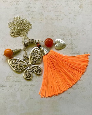Colier "Happy orange