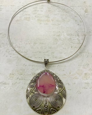 Colier Boho agata
