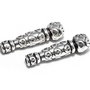 Distantier tubular, argintiu antichizat, 22.5x7 mm