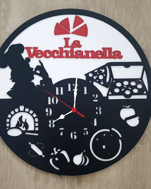 Ceas personalizat pizzar