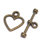 Inchizatoare toggle, cupru, 14x12 mm