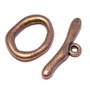 Inchizatoare toggle, cupru, 16x21 mm