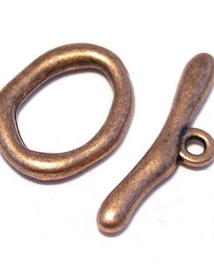 Inchizatoare toggle, cupru, 16x21 mm