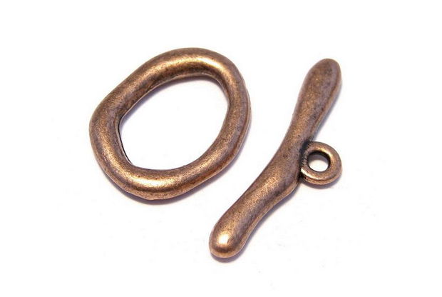 Inchizatoare toggle, cupru, 16x21 mm