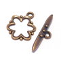 Inchizatoare toggle, cupru, 19x15 mm
