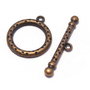 Inchizatoare toggle, cupru, 26x21 mm
