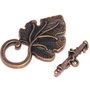 Inchizatoare toggle, cupru, 36x22 mm