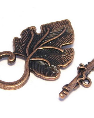 Inchizatoare toggle, cupru, 36x22 mm