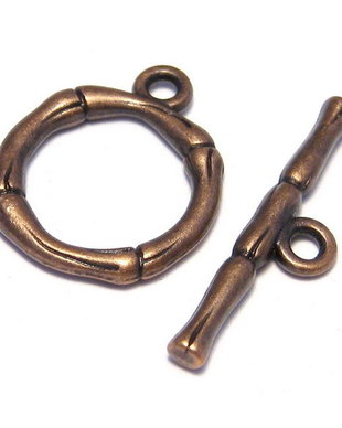 Inchizatoare toggle, cupru, 20.5x17 mm