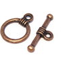 Inchizatoare toggle, cupru, 15x11 mm