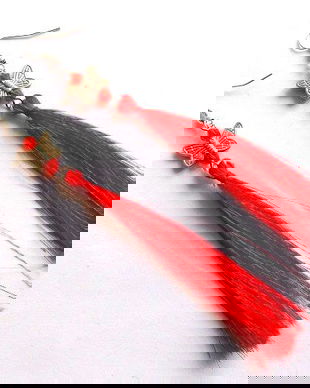 cercei ciucuri matase 36283