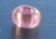 Margele nisip roz transparent cu miez argintiu 3 mm 50 g.