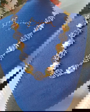 BRAND BIJOUX TERNER SET COLIER SI CERCEI DEOSEBIT,NOU,NICHEL FREE