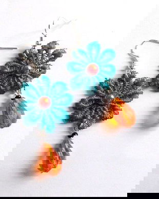 cercei matase si cristale 36349