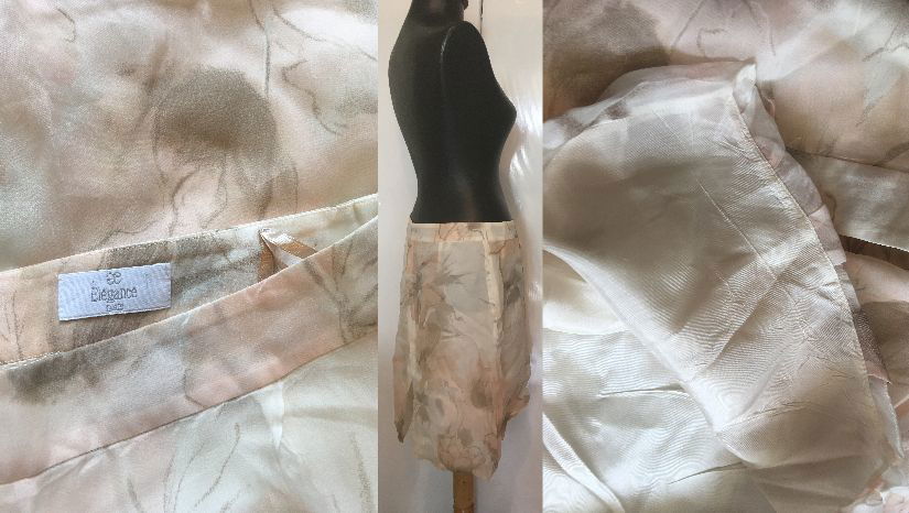 ELEGANCE PARIS FUSTA ORGANZA MATASE NAURALA