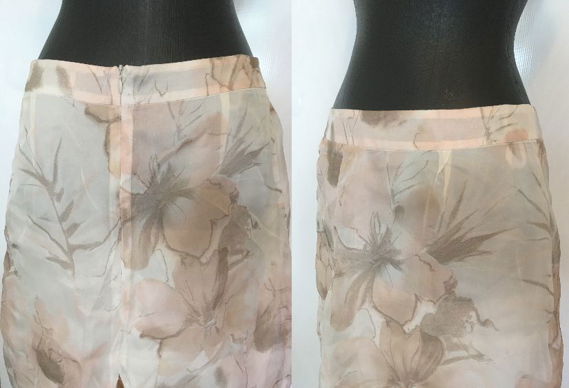 ELEGANCE PARIS FUSTA ORGANZA MATASE NAURALA