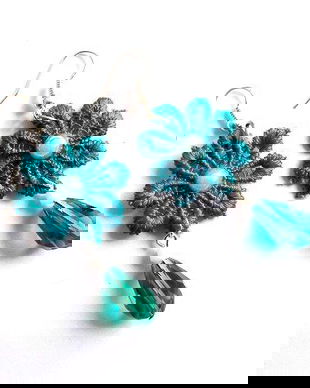 cercei matase si cristale 36350