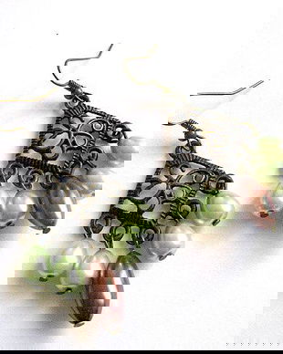 cercei perle sticla 26087