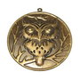 Pandantiv metalic filigranat, antic bronze, 60 mm