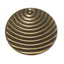 Pandantiv metalic filigranat, antic bronze, 51 mm