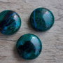Cabochon crisocola, 18 mm