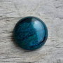 Cabochon crisocola, 21-22 mm