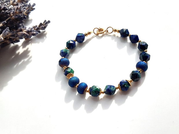 Bratara lapis lazuli