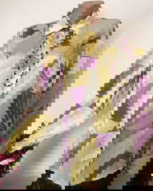 Bluza mătase naturala in culori pastel