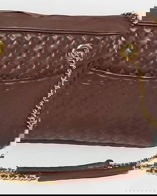 Geanta piele naturala matlasata