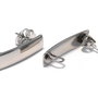 Tortite cercei din inox, aurii, 21x6 mm