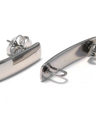 Tortite cercei din inox, aurii, 21x6 mm